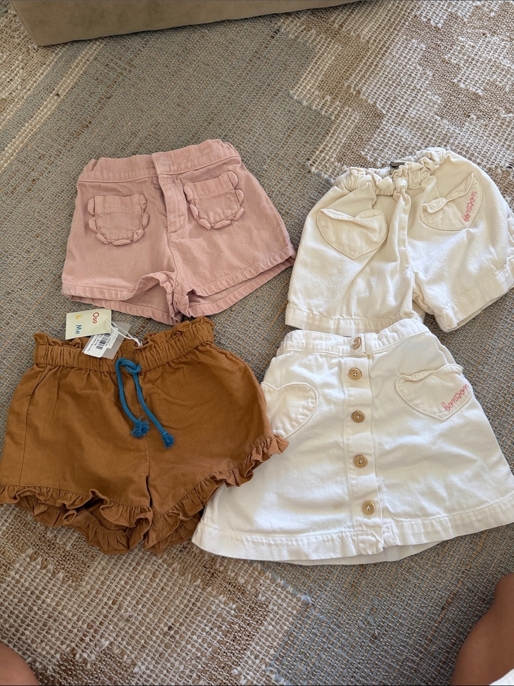Girls designer shorts size 6.
